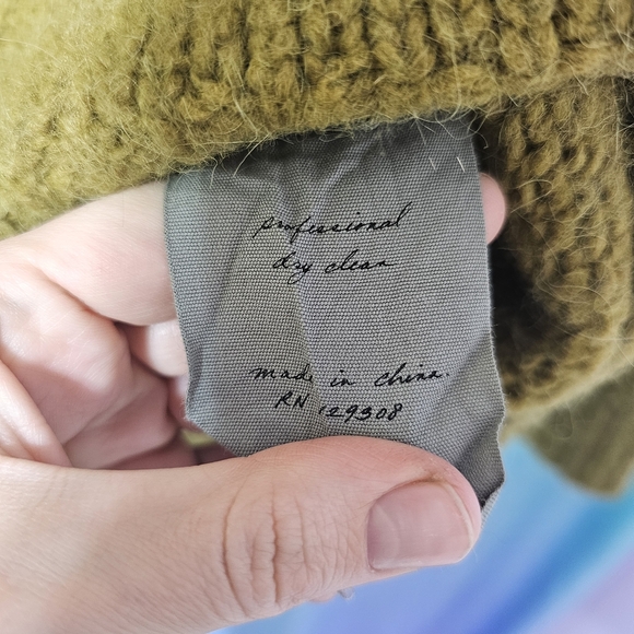 Raquel Allegra Diana Pullover In Leaf Size 3 (XL) - Picture 10 of 12